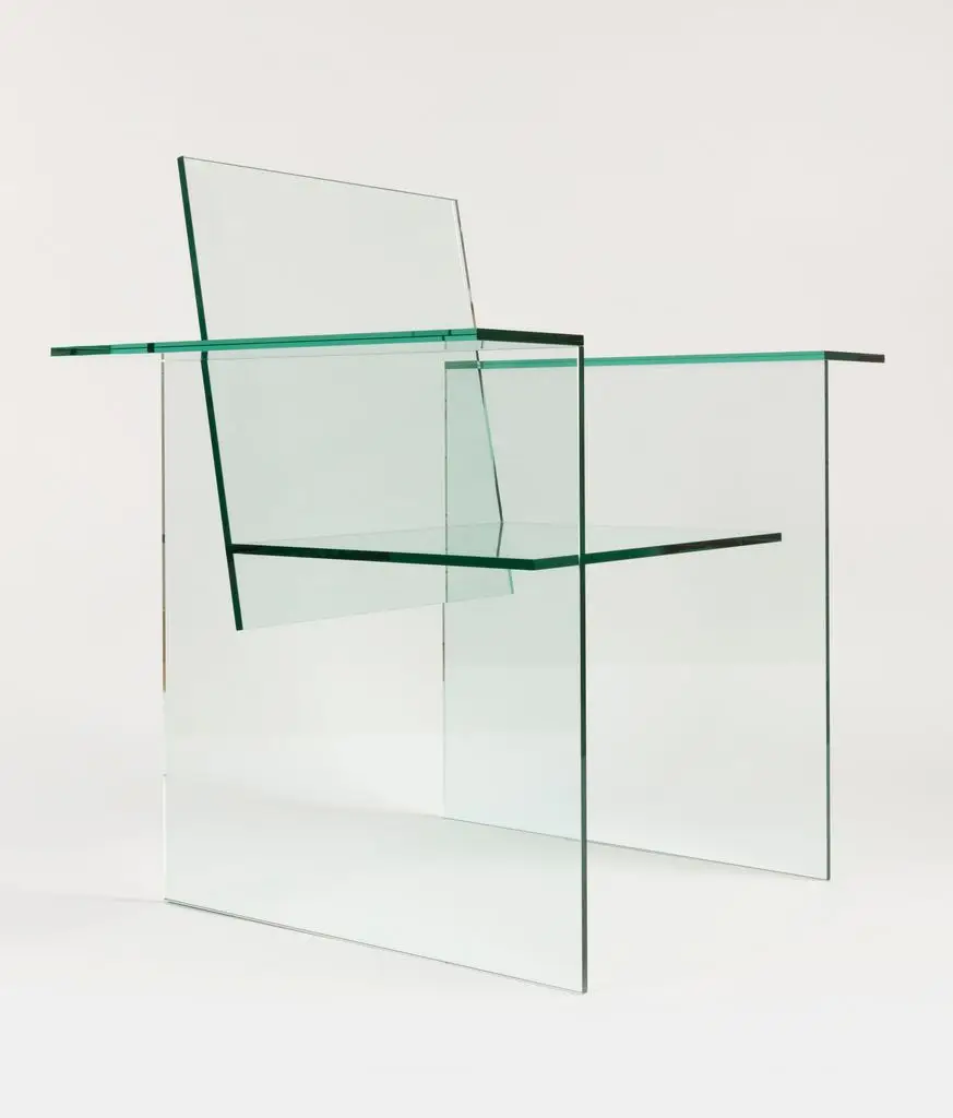 Armchair Armchair by Mihoya Glass Co., Ltd.; Shiro Kuramata