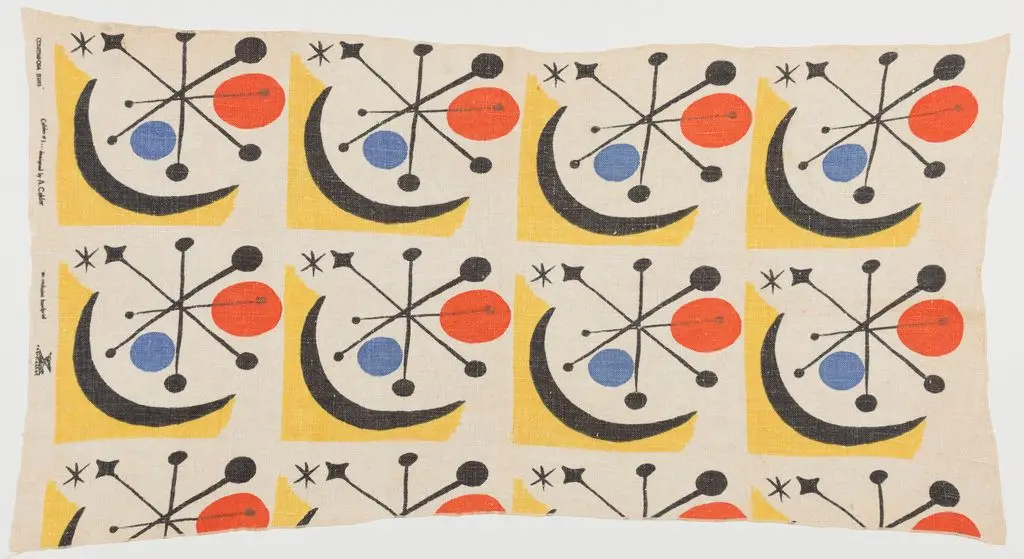 Textile, Calder #1 by Alexander Calder