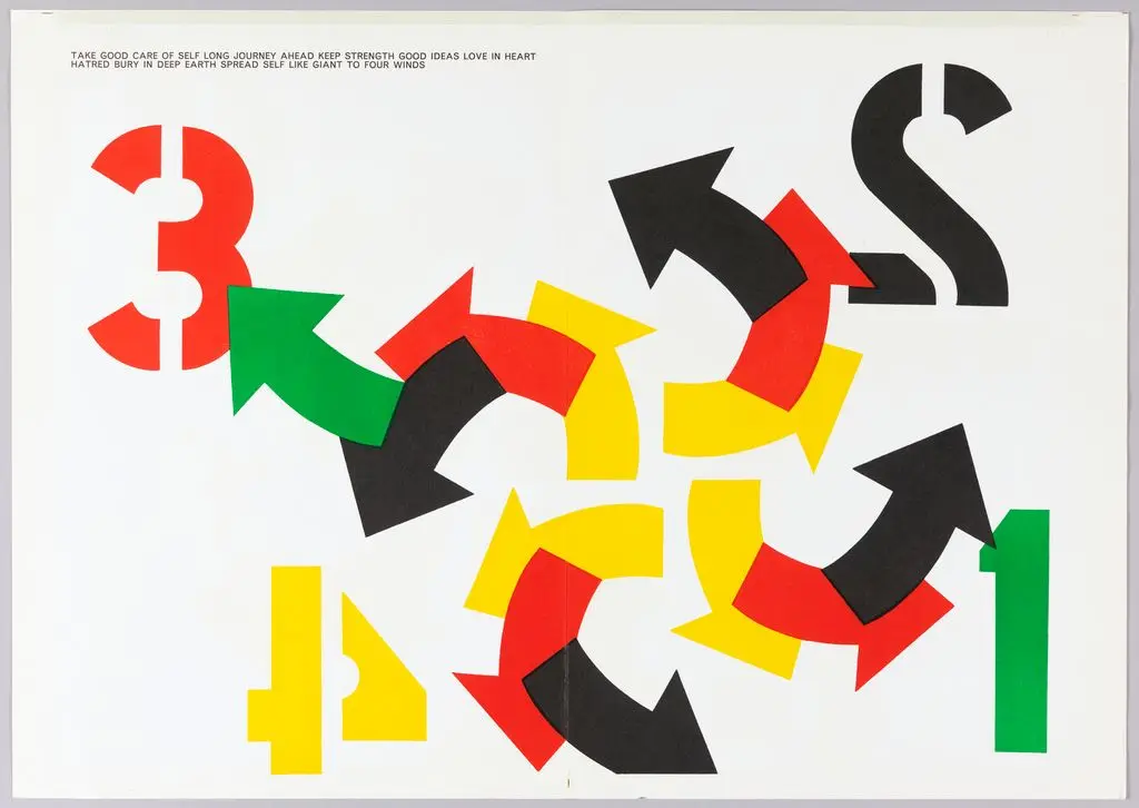 Book Illustration, 1 [cent] Life, Take Good Care of Self… by Robert Indiana
