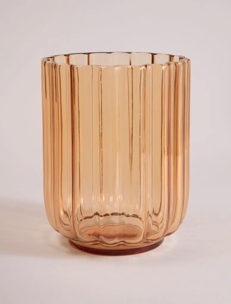 Two Vases, Lotus by Fostoria Glass Company