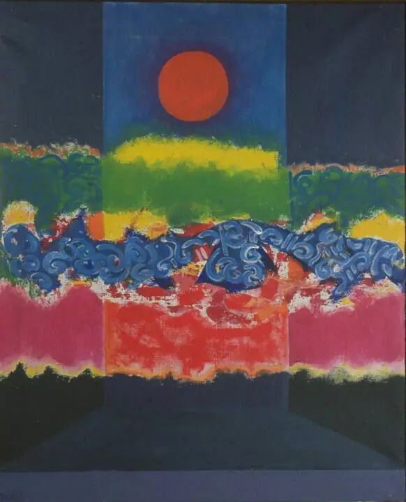 African Landscape I by David Driskell