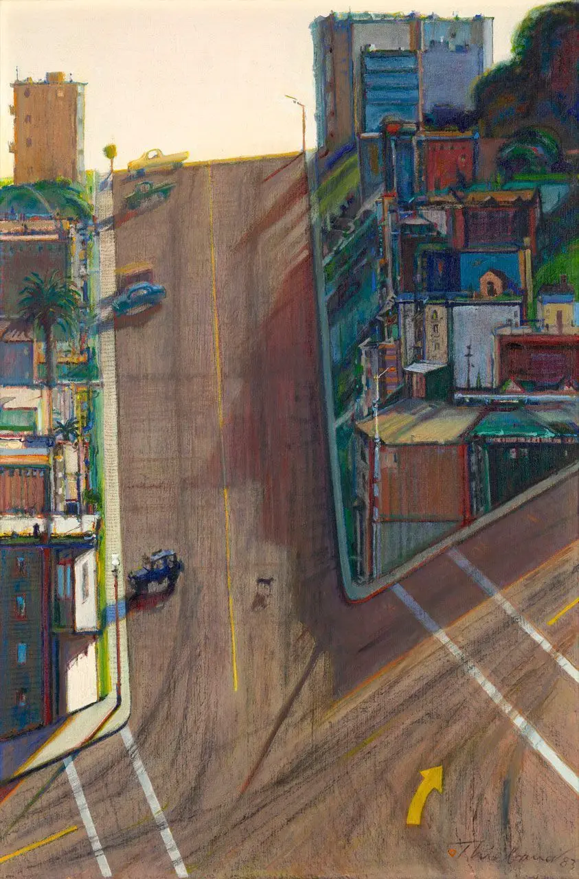 Street and Shadow by Wayne Thiebaud