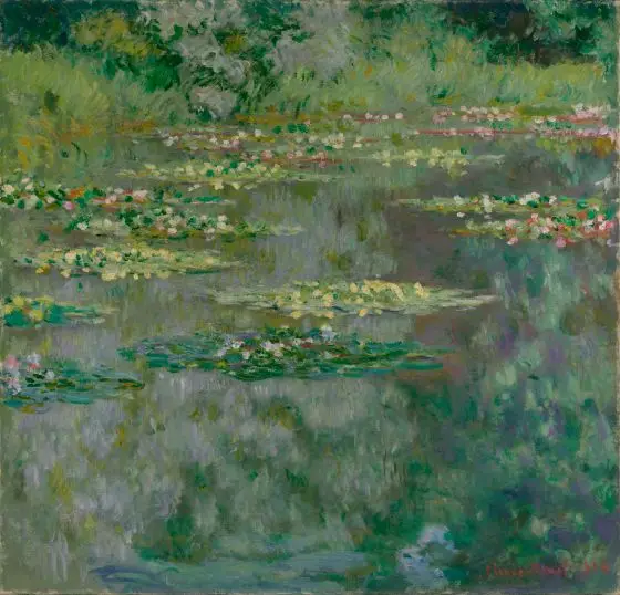 Waterlilies or The Water Lily Pond (Nymphéas) by Claude Monet