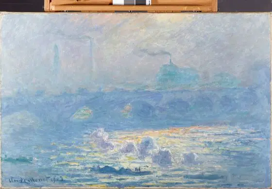 Waterloo Bridge, Sunlight Effect (Effet de Soleil) by Claude Monet