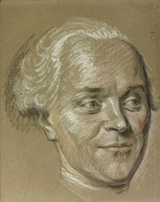 Portrait of a Man by Maurice-Quentin de La Tour