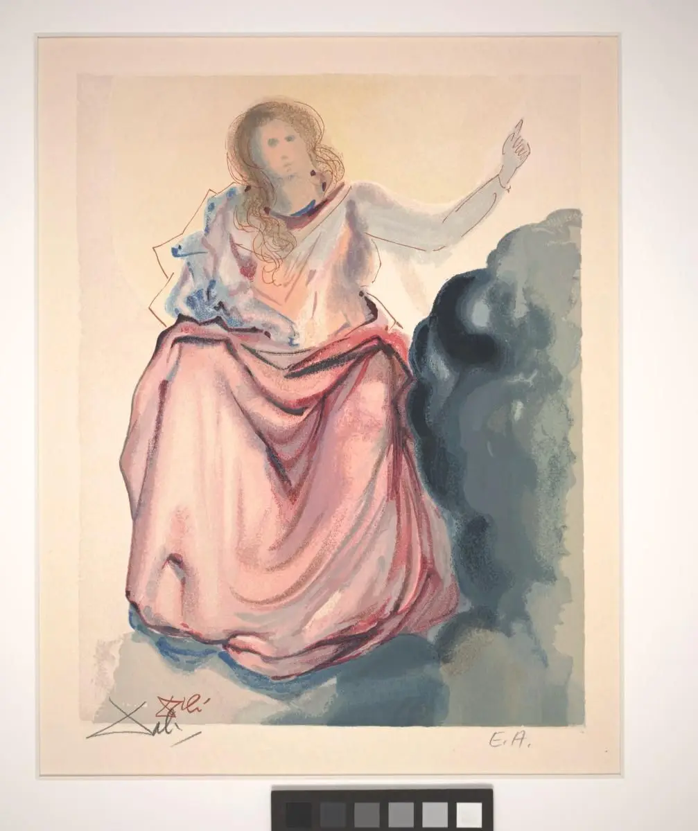 Paradise: Beatrice (Canto 4) by Salvador Dalí