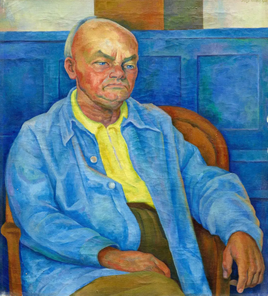 Portrait of Dr. Otto Ruhle by Diego Rivera