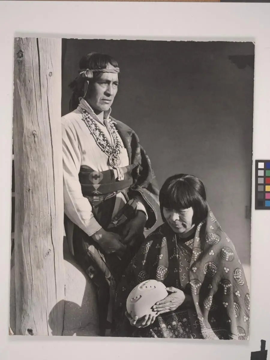 Pueblo Indian Potters, San Ildefonso by Laura Gilpin