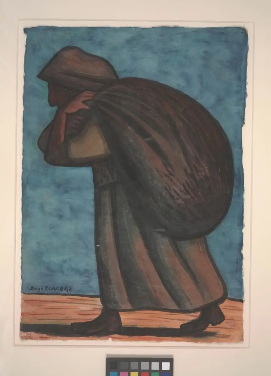 Peasant Woman by Diego Rivera