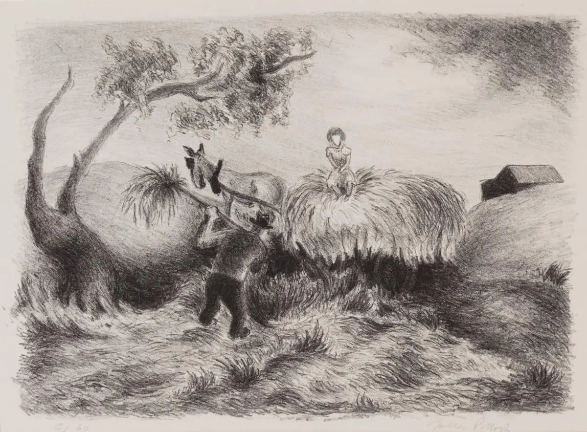 Hayride by Jackson Pollock