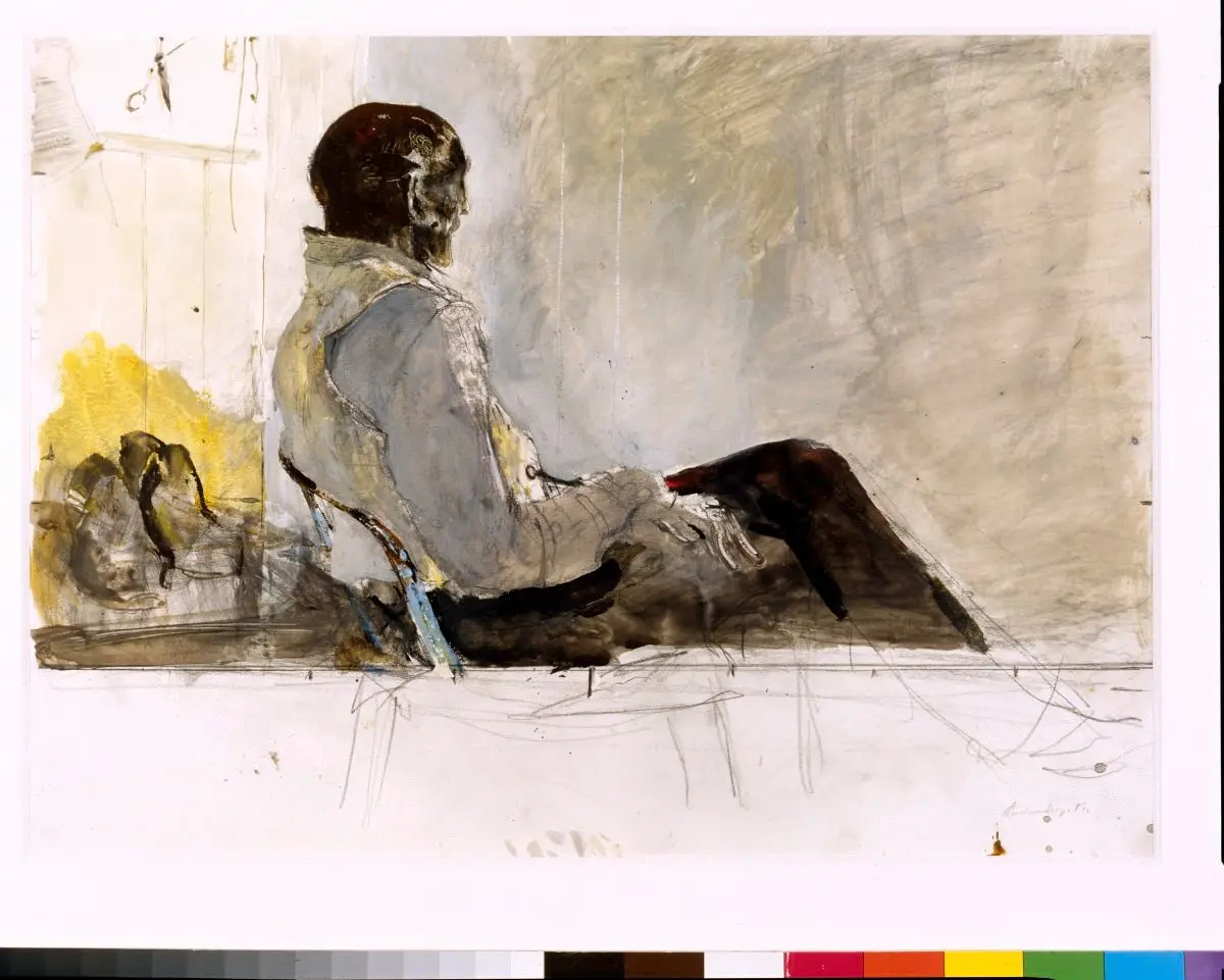 That Gentleman Study by Andrew Wyeth