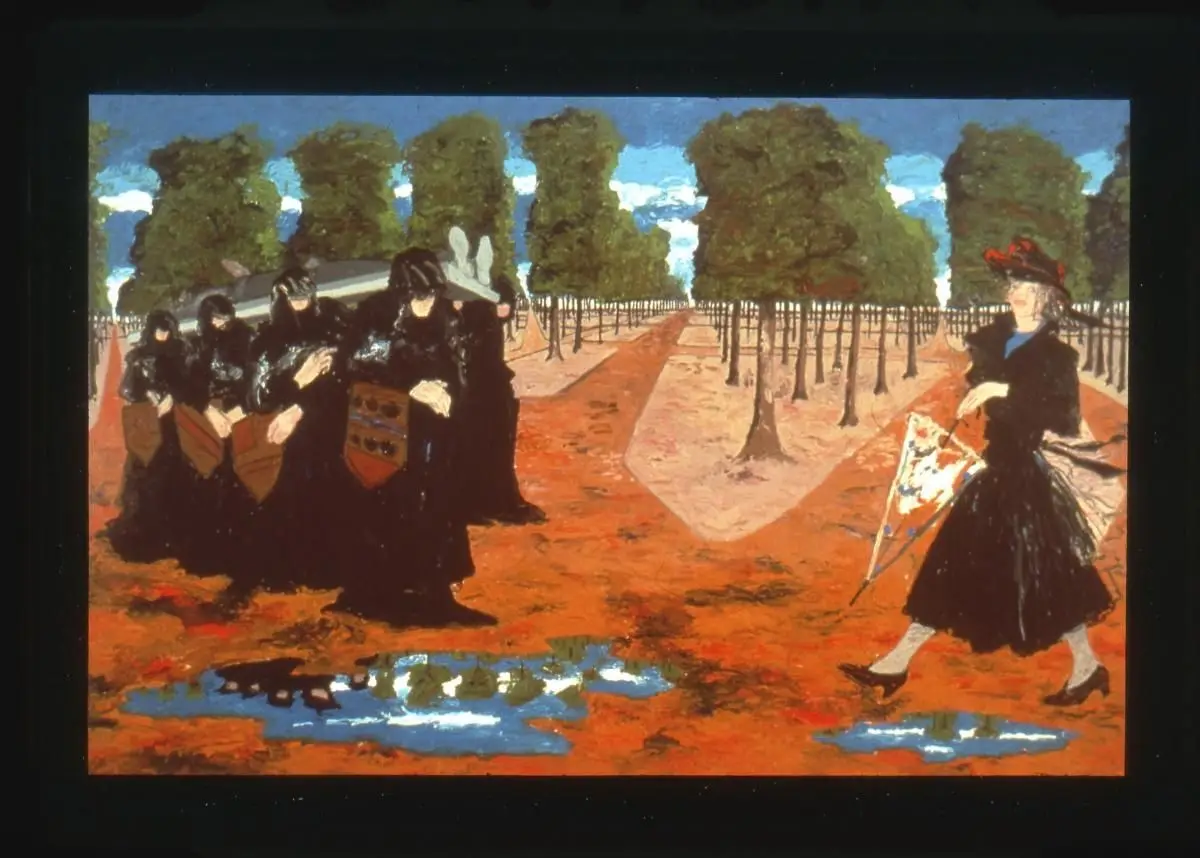 The Tuileries Gardens, Paris by Derek Boshier