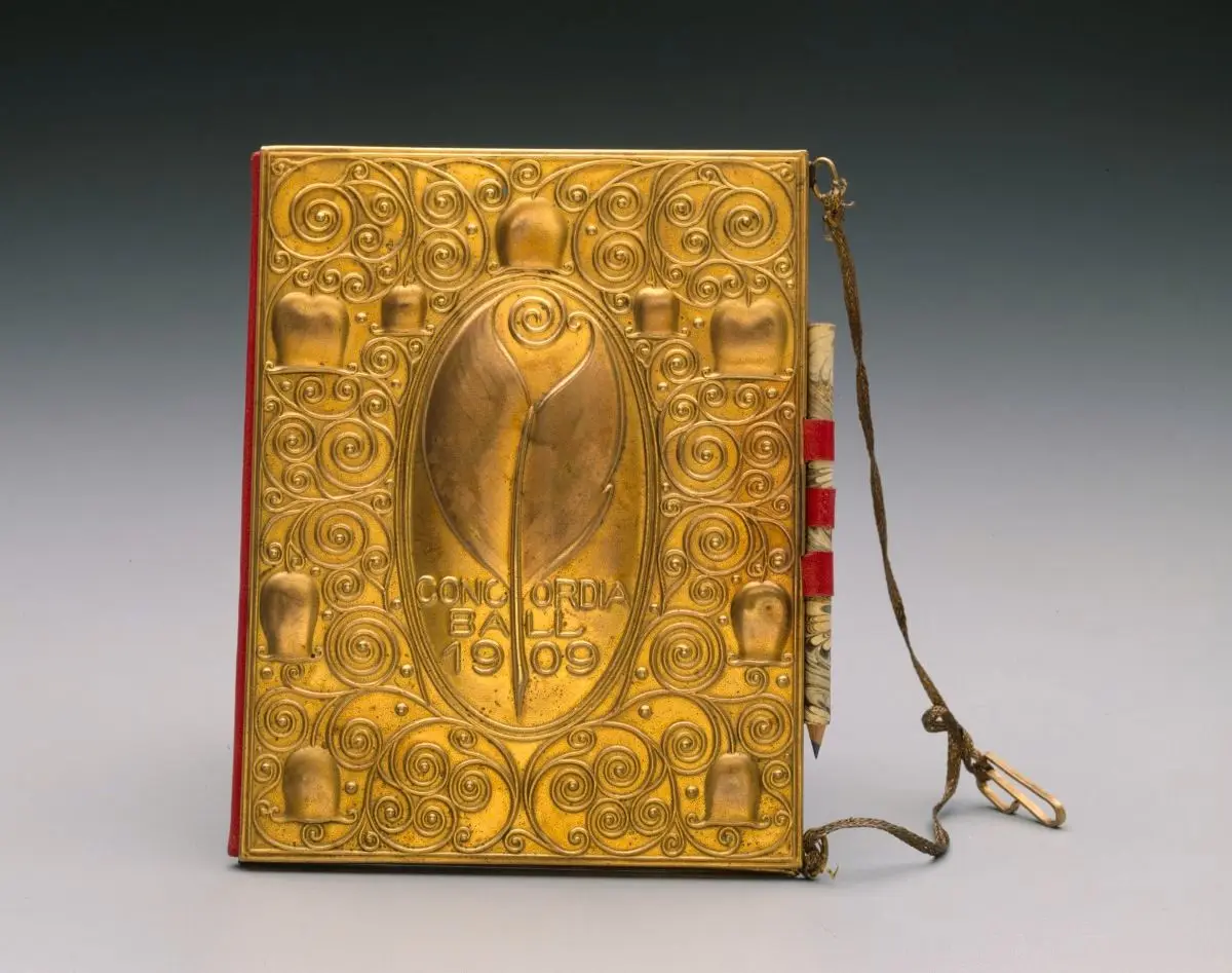 Concordia Ball program cover by Josef Hoffmann