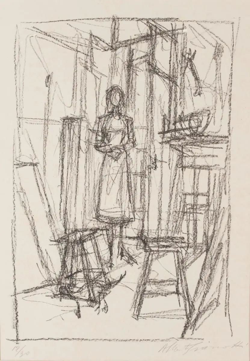 Annette in the Studio by Alberto Giacometti