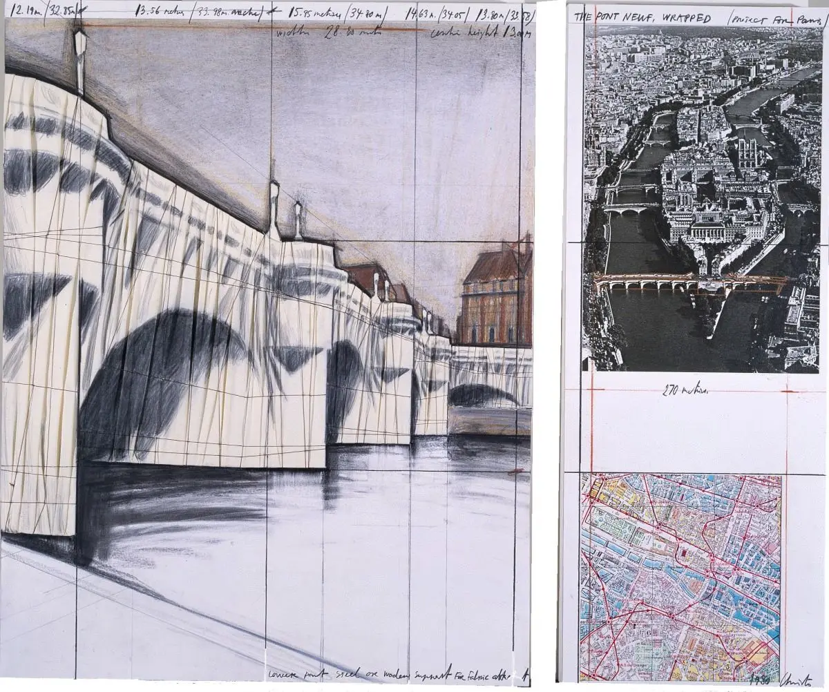 The Pont Neuf Wrapped by Christo
