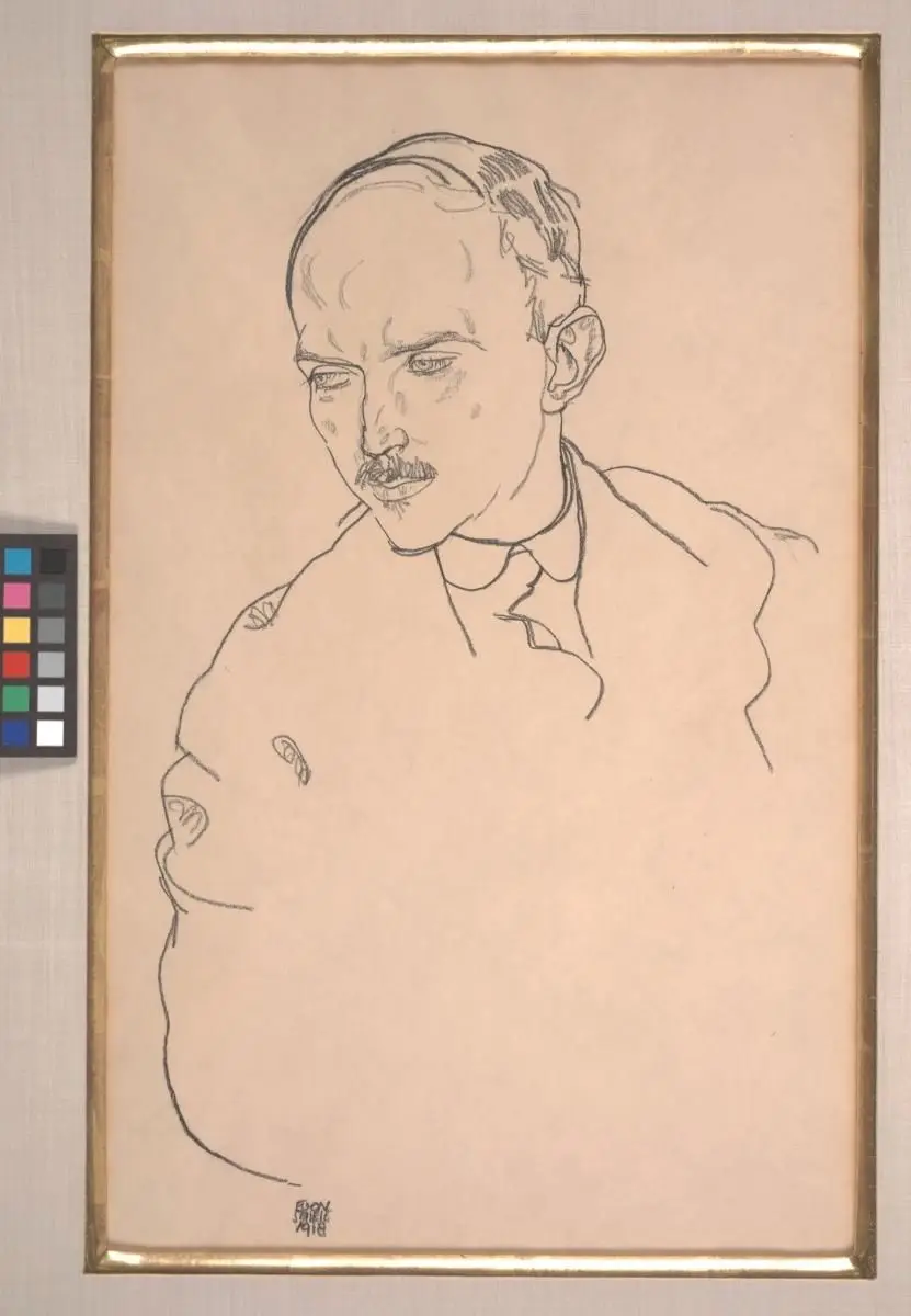 Portrait of Guido Arnot by Egon Schiele