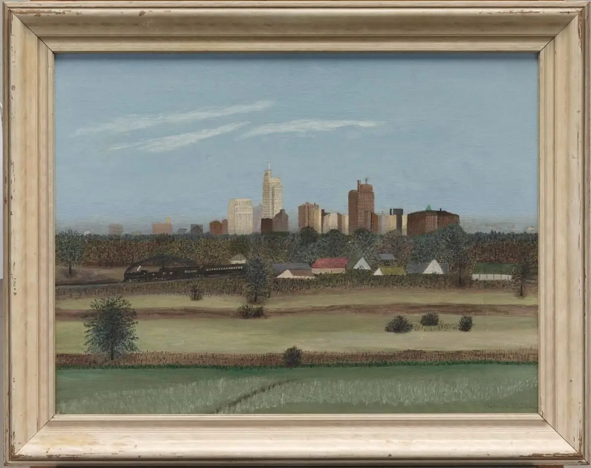 Dallas Skyline Looking South by Clara McDonald Williamson