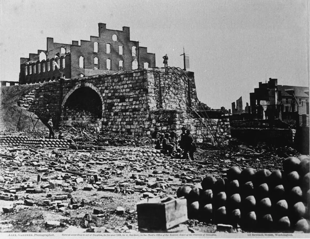 Ruins of an Arsenal, Richmond, Virginia by Alexander Gardner