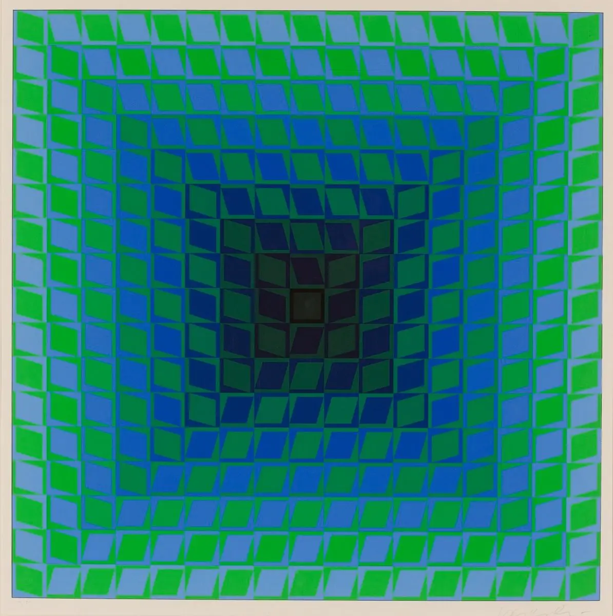 IX BF Positif by Victor Vasarely