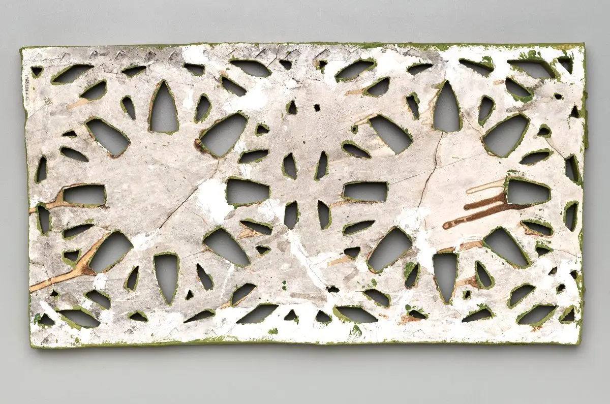 Proscenium air grille from the Garrick Theater in the Schiller Building (demolished 1961), Chicago, Illinois by Louis Sullivan