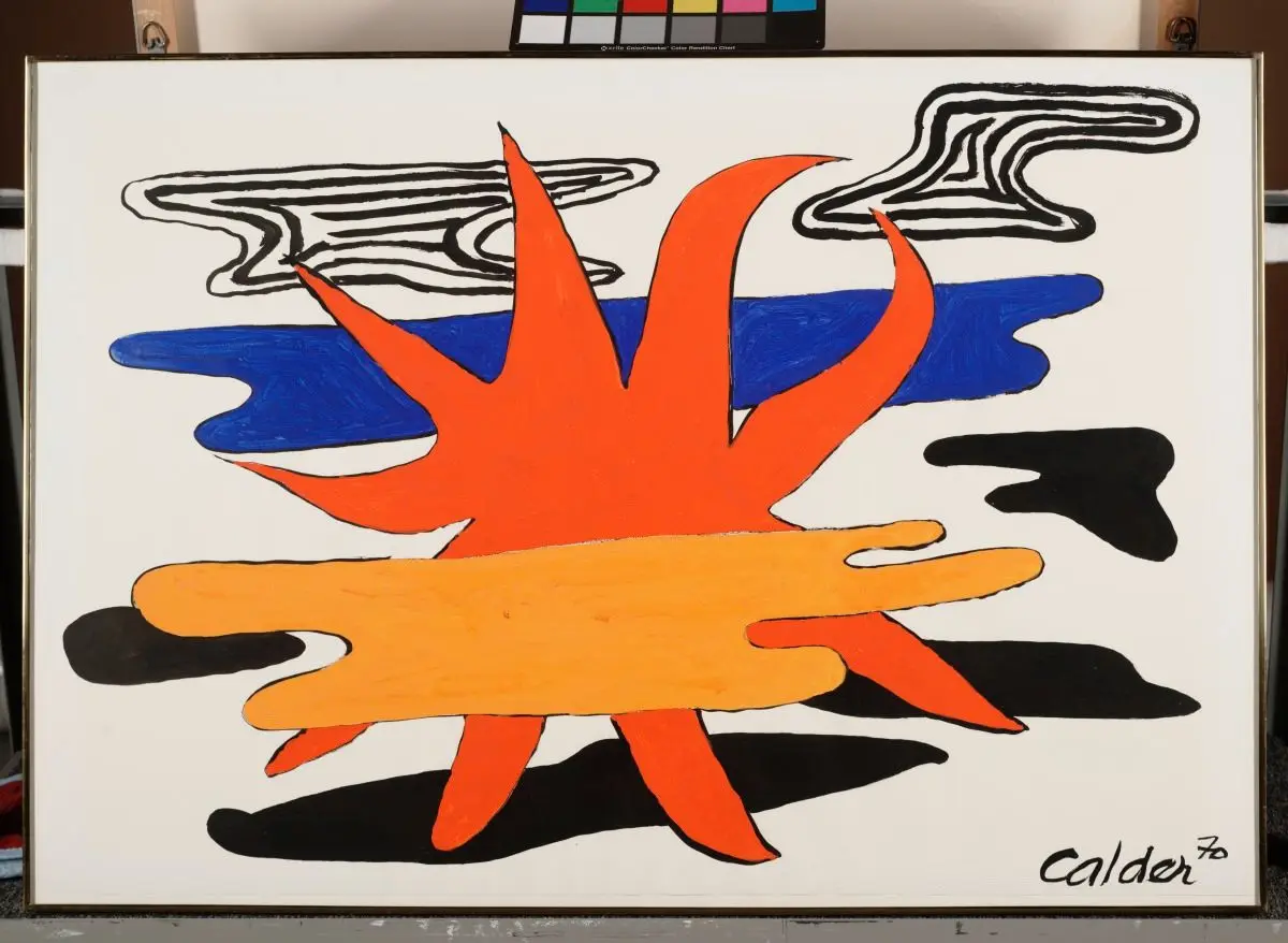Sun Rays and Clouds by Alexander Calder