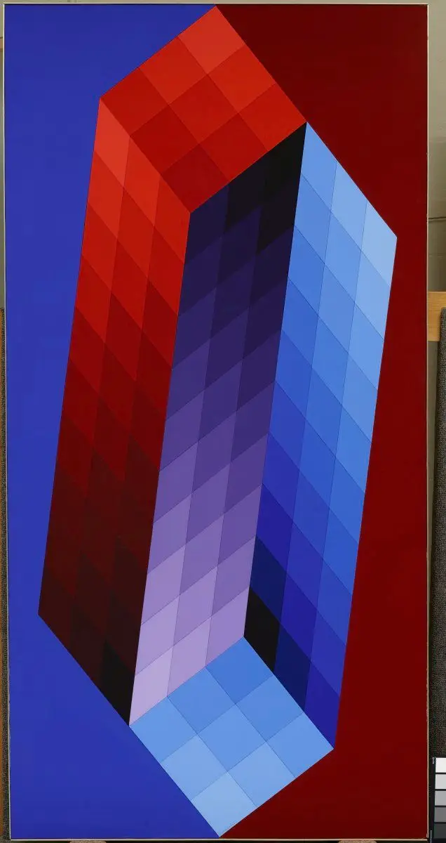 Tridim T by Victor Vasarely