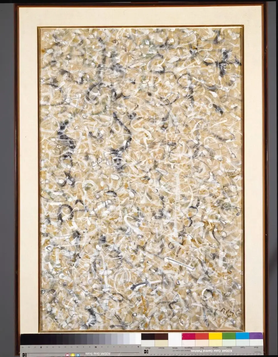 Calligraphy in White by Mark Tobey