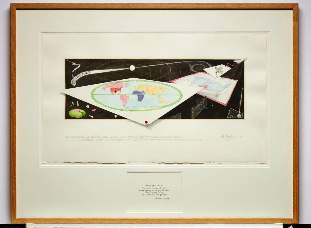 Video Flight (working drawing) by James "Jack" Boynton
