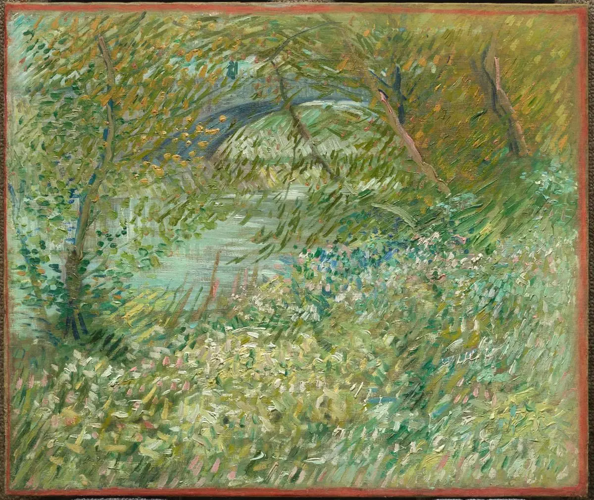 River Bank in Springtime by Vincent van Gogh