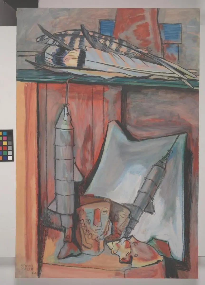 Tarascan Masks by Alfredo Zalce