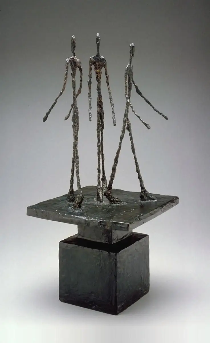 Three Men Walking by Alberto Giacometti