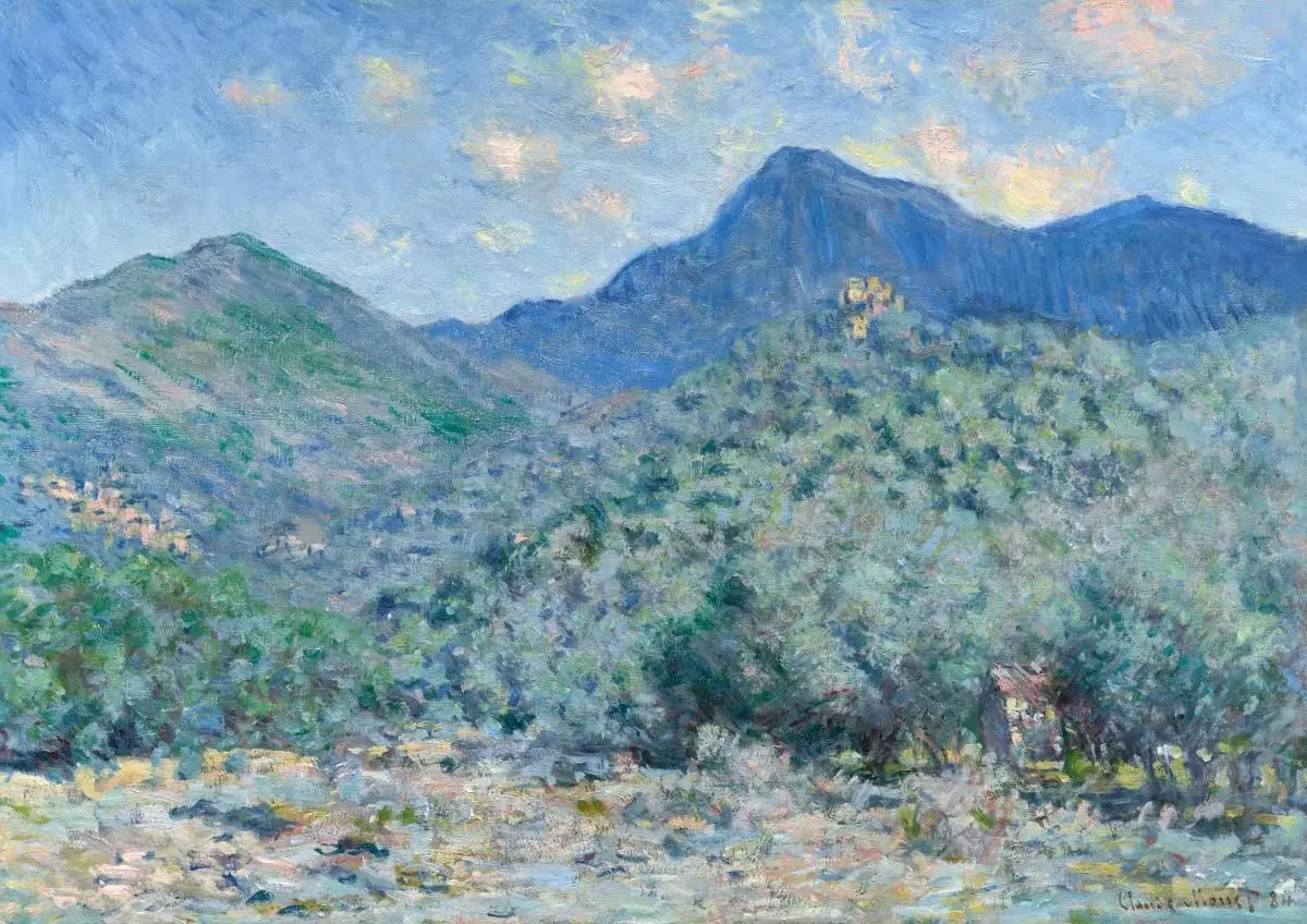 Valle Buona, Near Bordighera by Claude Monet