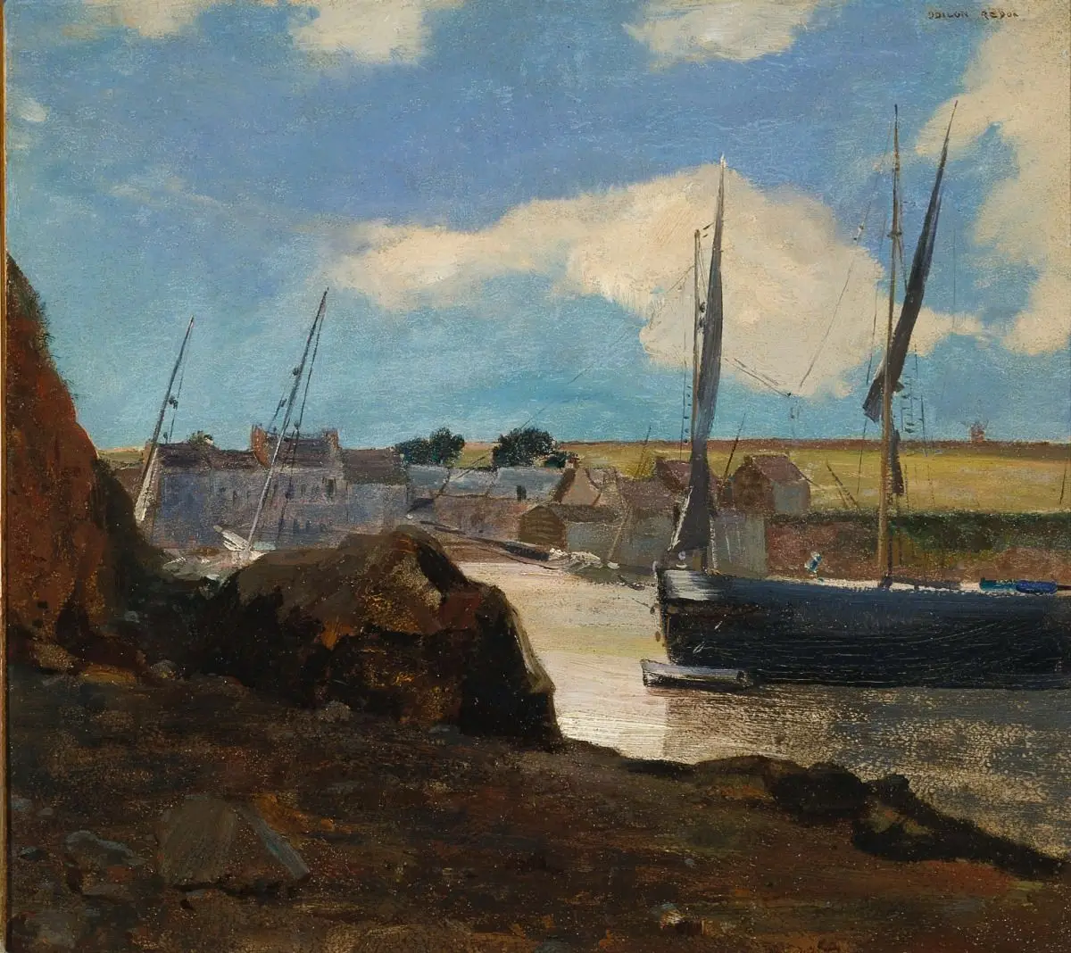 The Port of Morgat by Odilon Redon