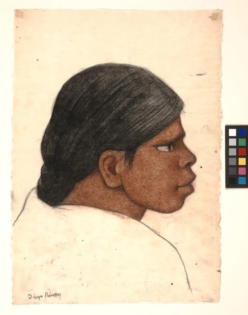 Profile of a Woman by Diego Rivera