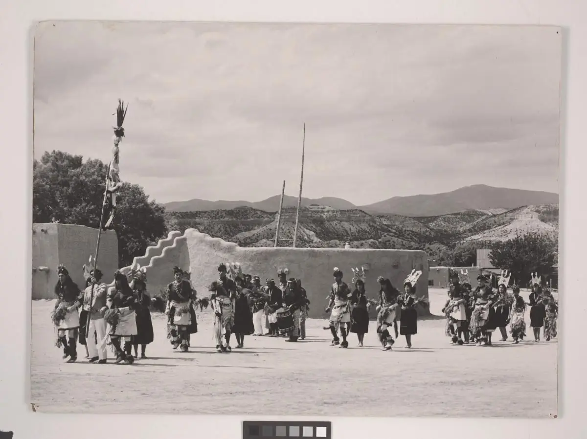 Corn Dance, San Ildefonso Pueblo by Laura Gilpin