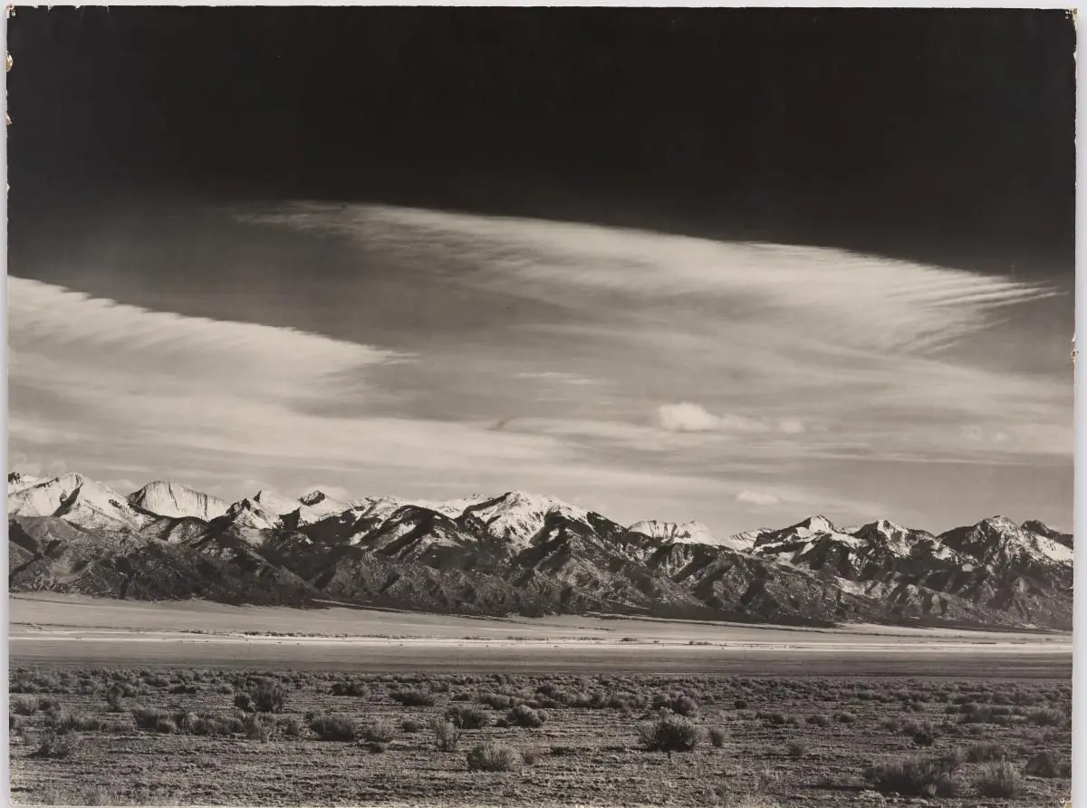 The Sangre de Cristo Mountains, Eastern Border of the San Luis Valley by Laura Gilpin