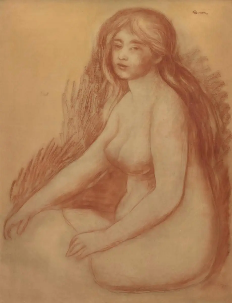 Blonde Bather by Pierre-Auguste Renoir