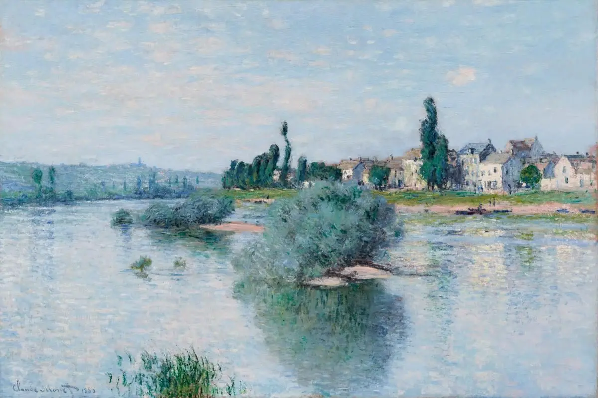 The Seine at Lavacourt by Claude Monet