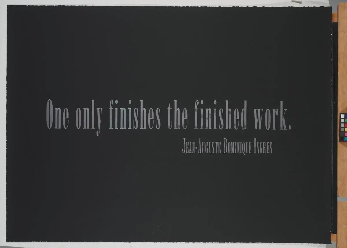 Titled Quotation (for L.C.) by Joseph Kosuth