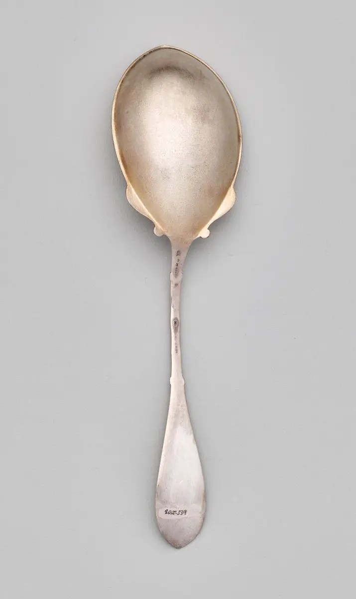 "Japanese" pattern serving spoon by Whiting Manufacturing Company