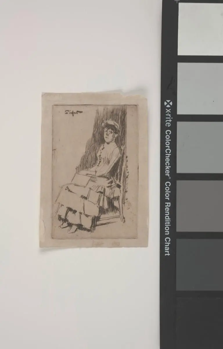 Portrait of Agnes Oldfield by Walter Richard Sickert