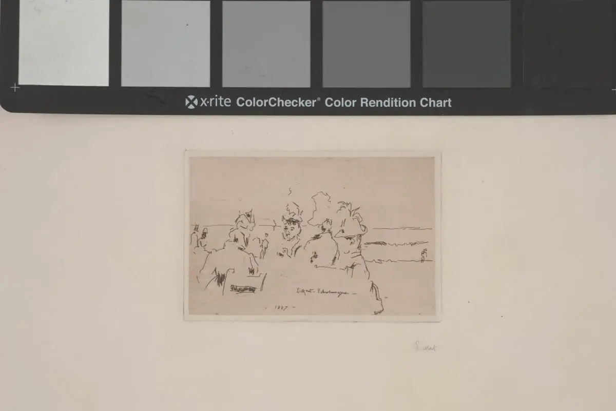 Scheveningen, Kaffeeklatsch (Gossips) by Walter Richard Sickert