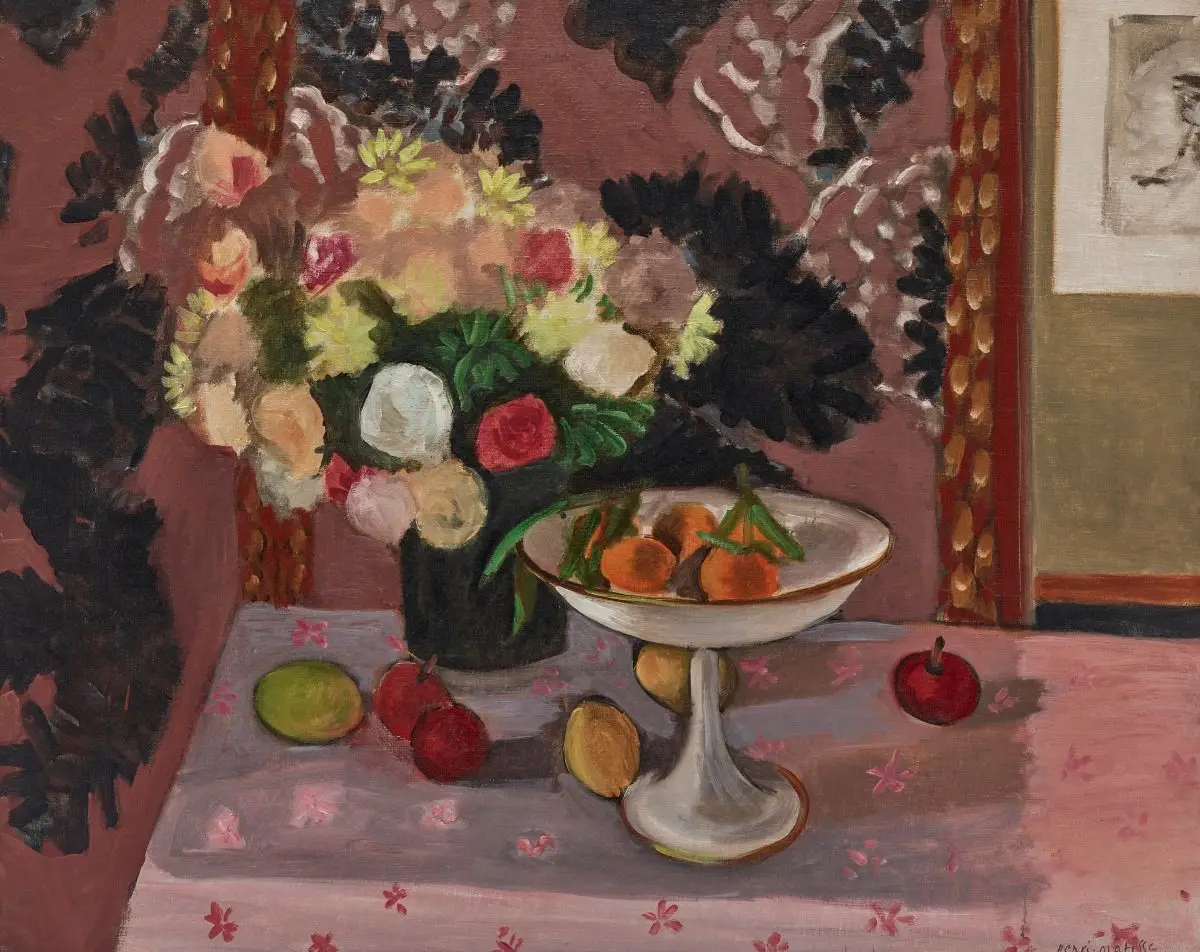 Still Life: Bouquet and Compotier by Henri Matisse