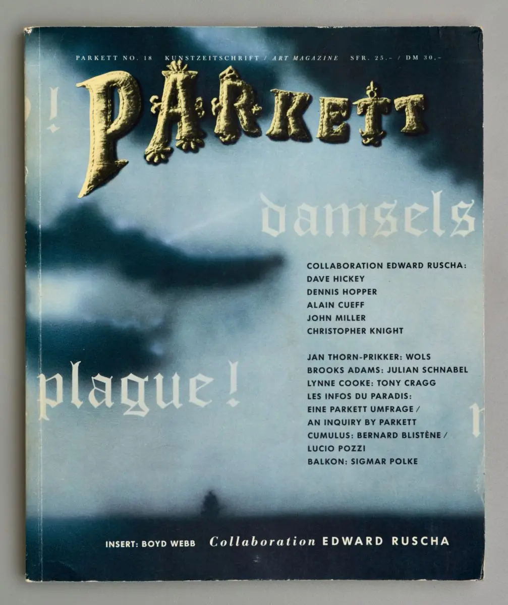 Parkett No. 18: Collaboration with Edward Ruscha by Edward Ruscha