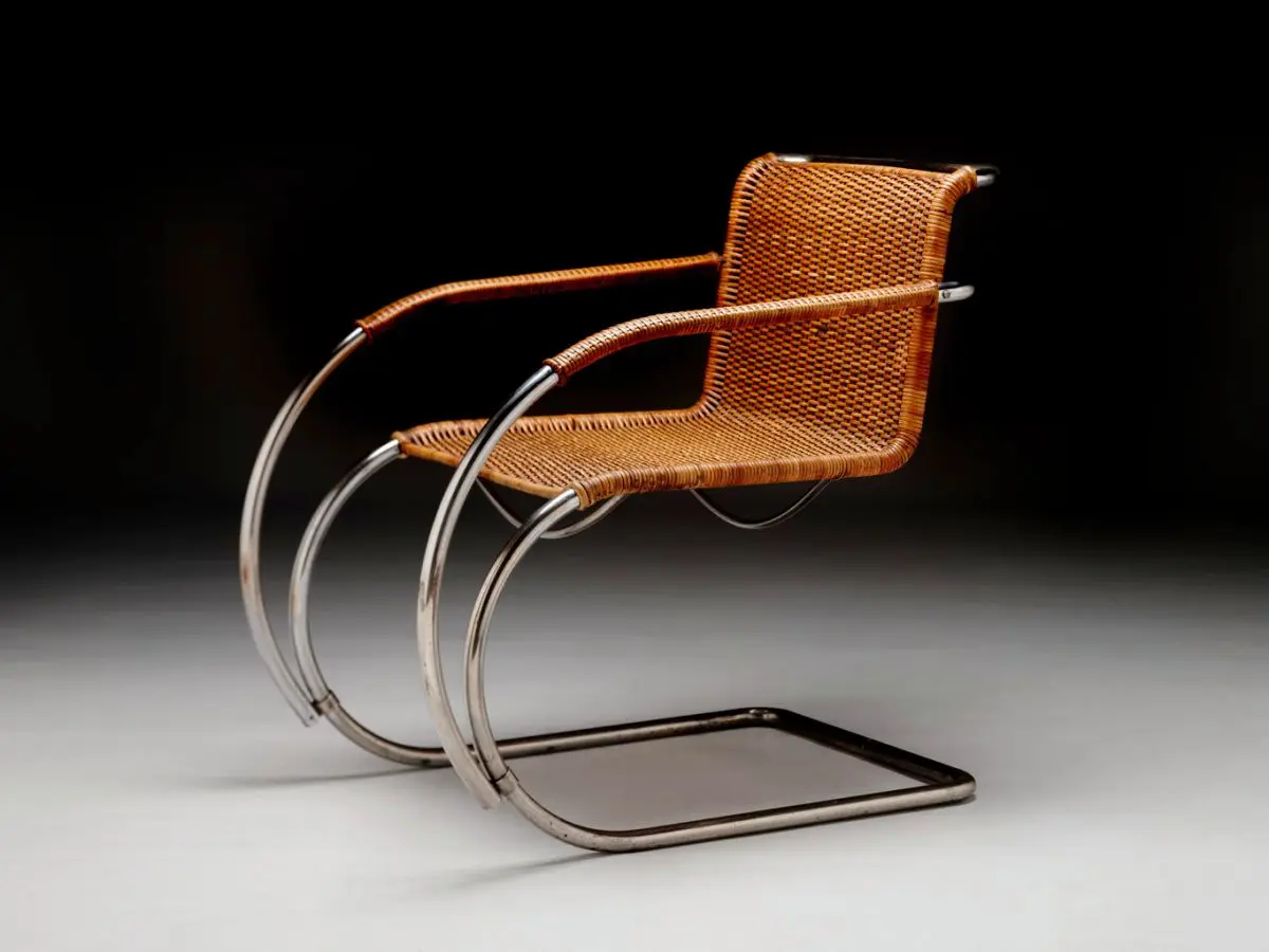 Armchair (MR20) by Ludwig Mies van der Rohe