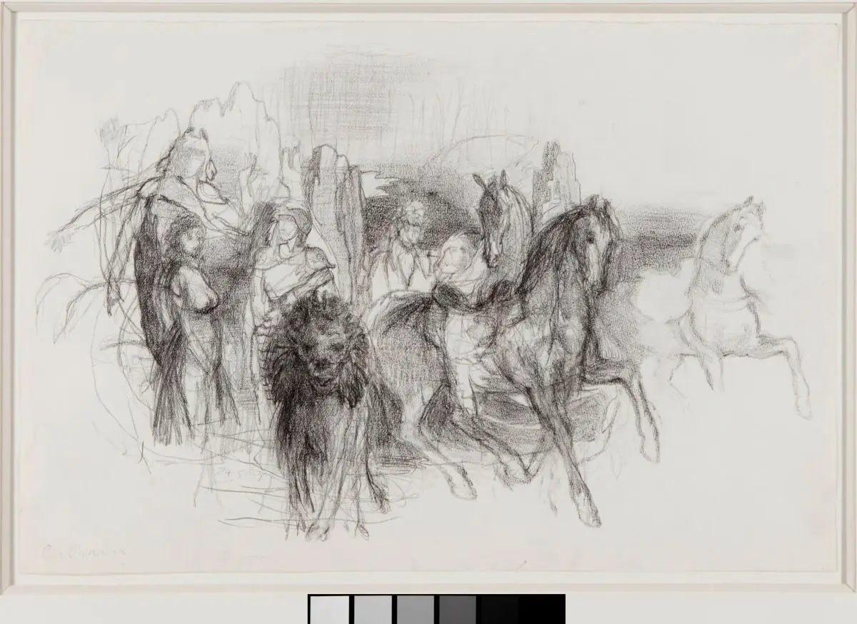 Drawing 5/24/83 by Christopher Le Brun