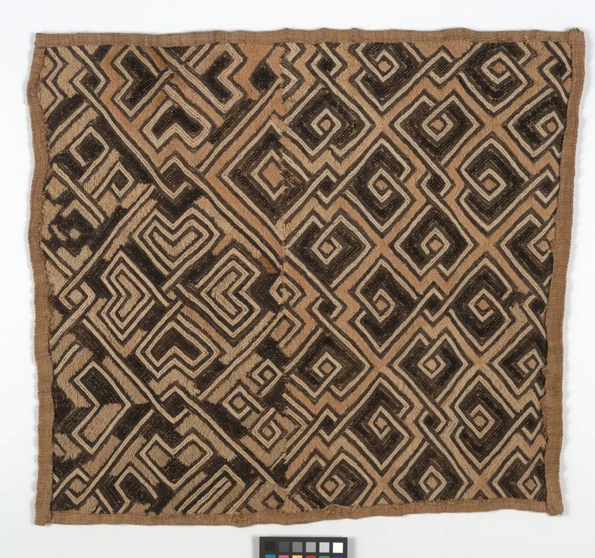 Cut-pile and embroidered textile by Unknown artist