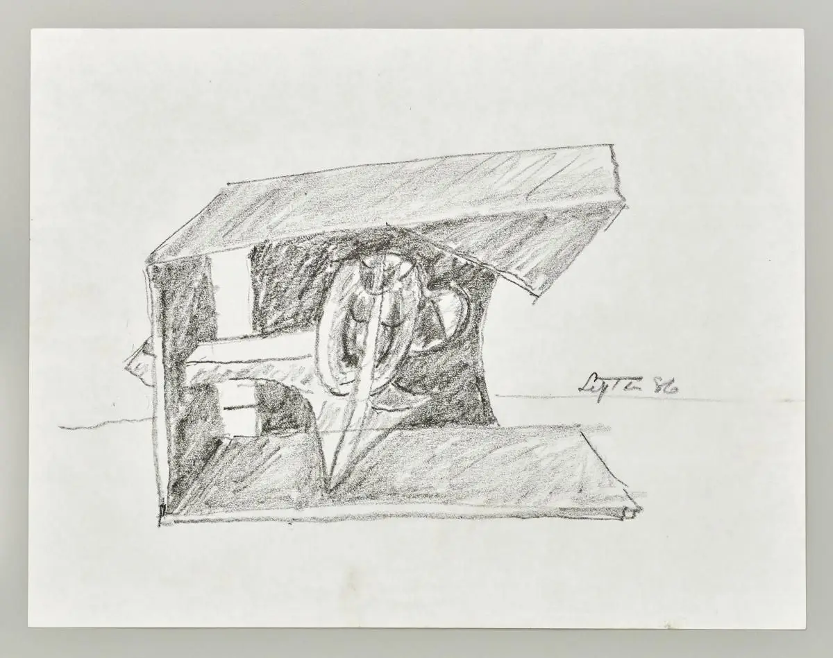 untitled drawing by Seymour Lipton