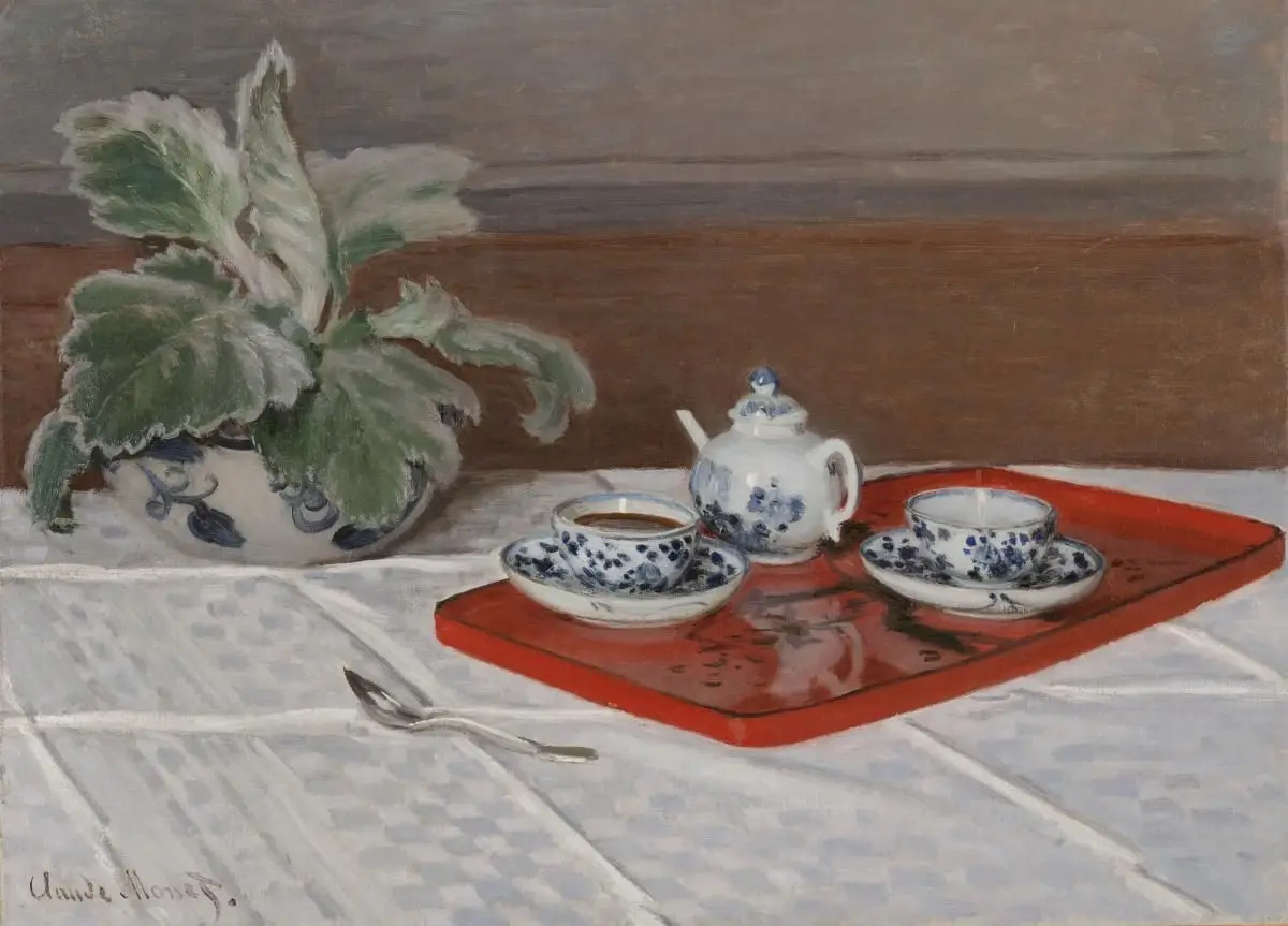 Still Life, Tea Service by Claude Monet