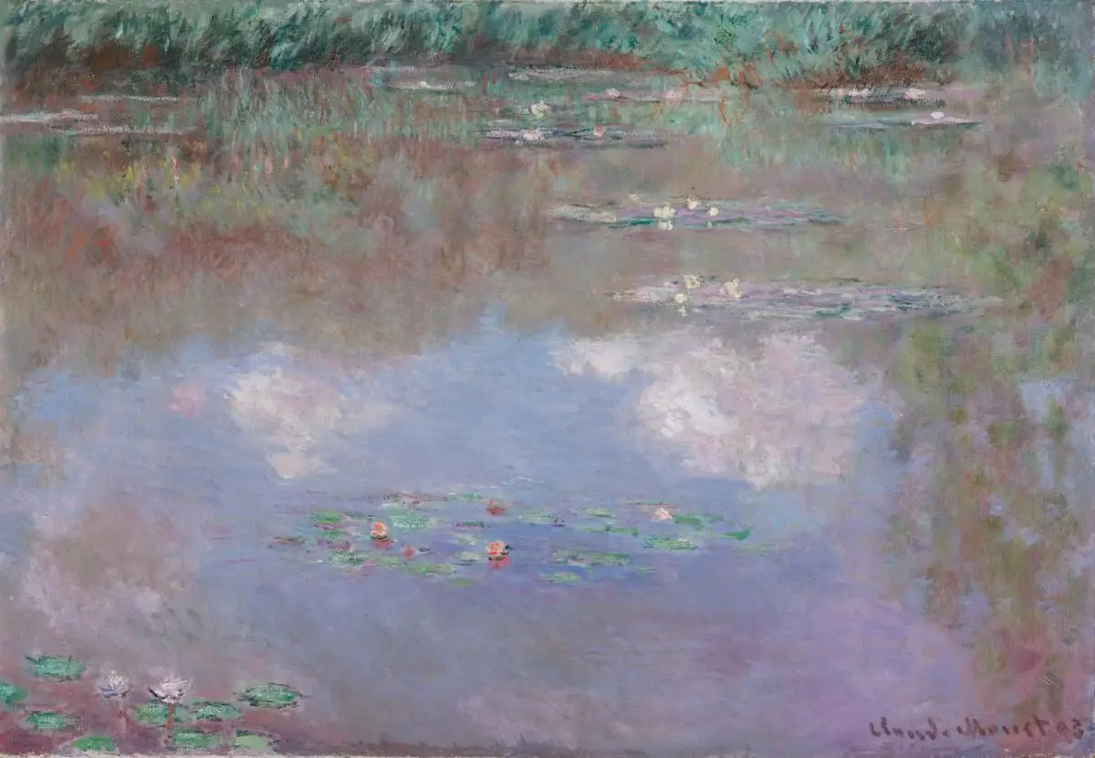 The Water Lily Pond (Clouds) by Claude Monet